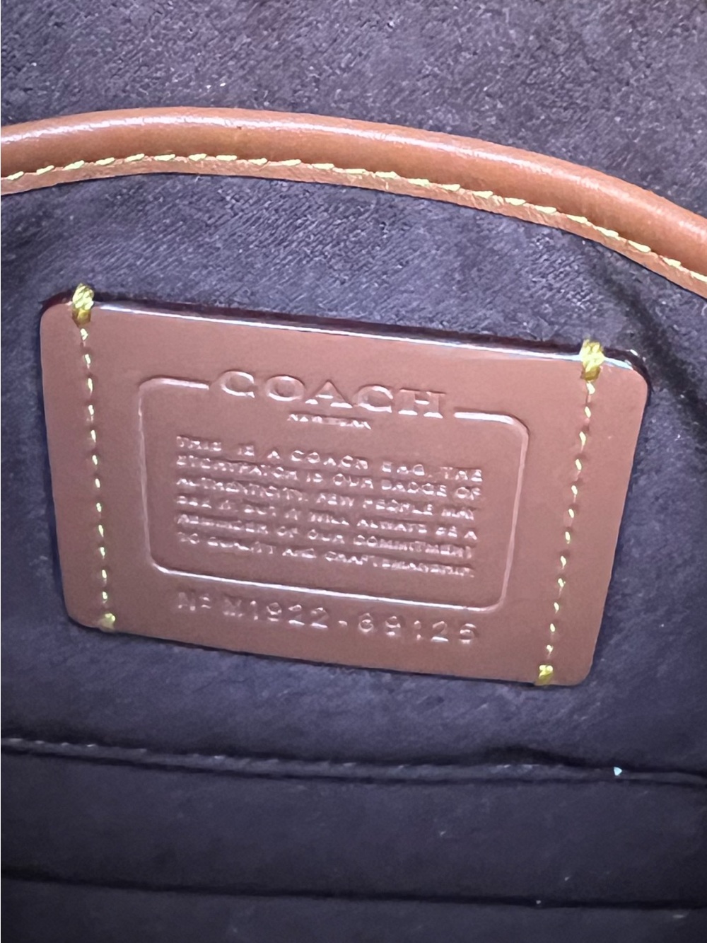 Coach Emery 21 Crossbody Glove Tanned Pebbled Leather - Picture 12 of 16